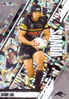 2024 NRL Traders Titanium - World In League Priority #WLP37 Jarome Luai Front